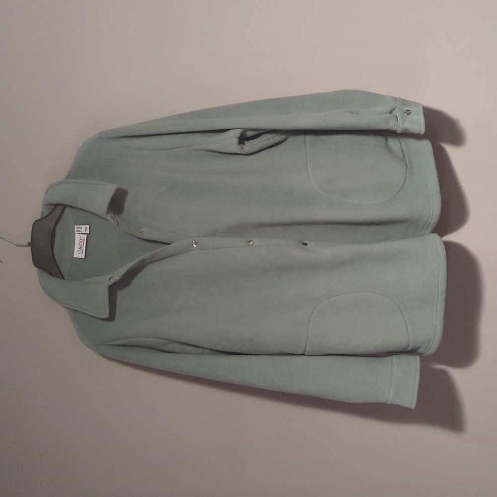Denim & Co Snap Button Fleece